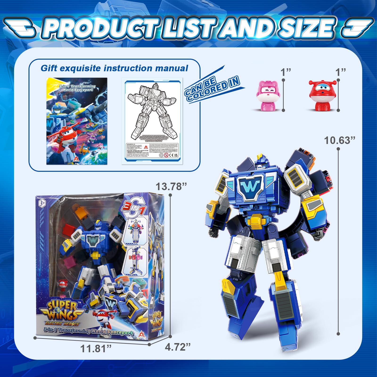 Super Wings Transforming World Spaceport, Figures - Amazon Canada